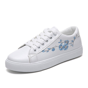 SH426 - Floral Embroided Canvas Shoes